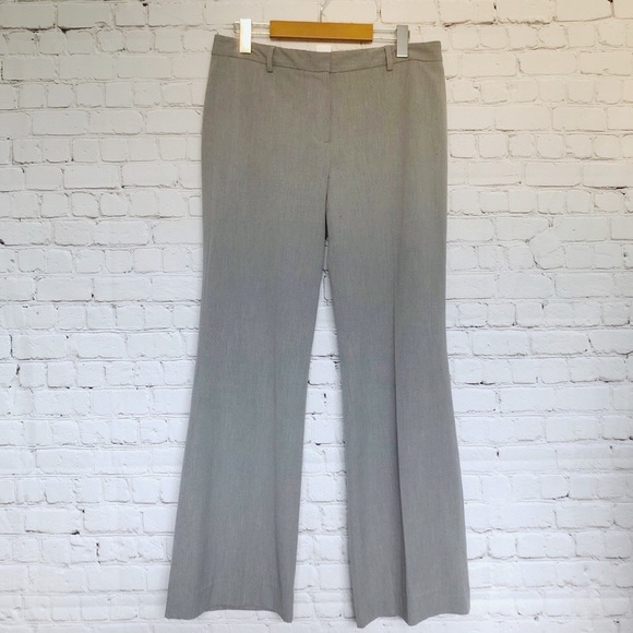 CALVIN KLEIN | WIDE LEG STRAIGHT CUT GRAY PANTS - Picture 3 of 5